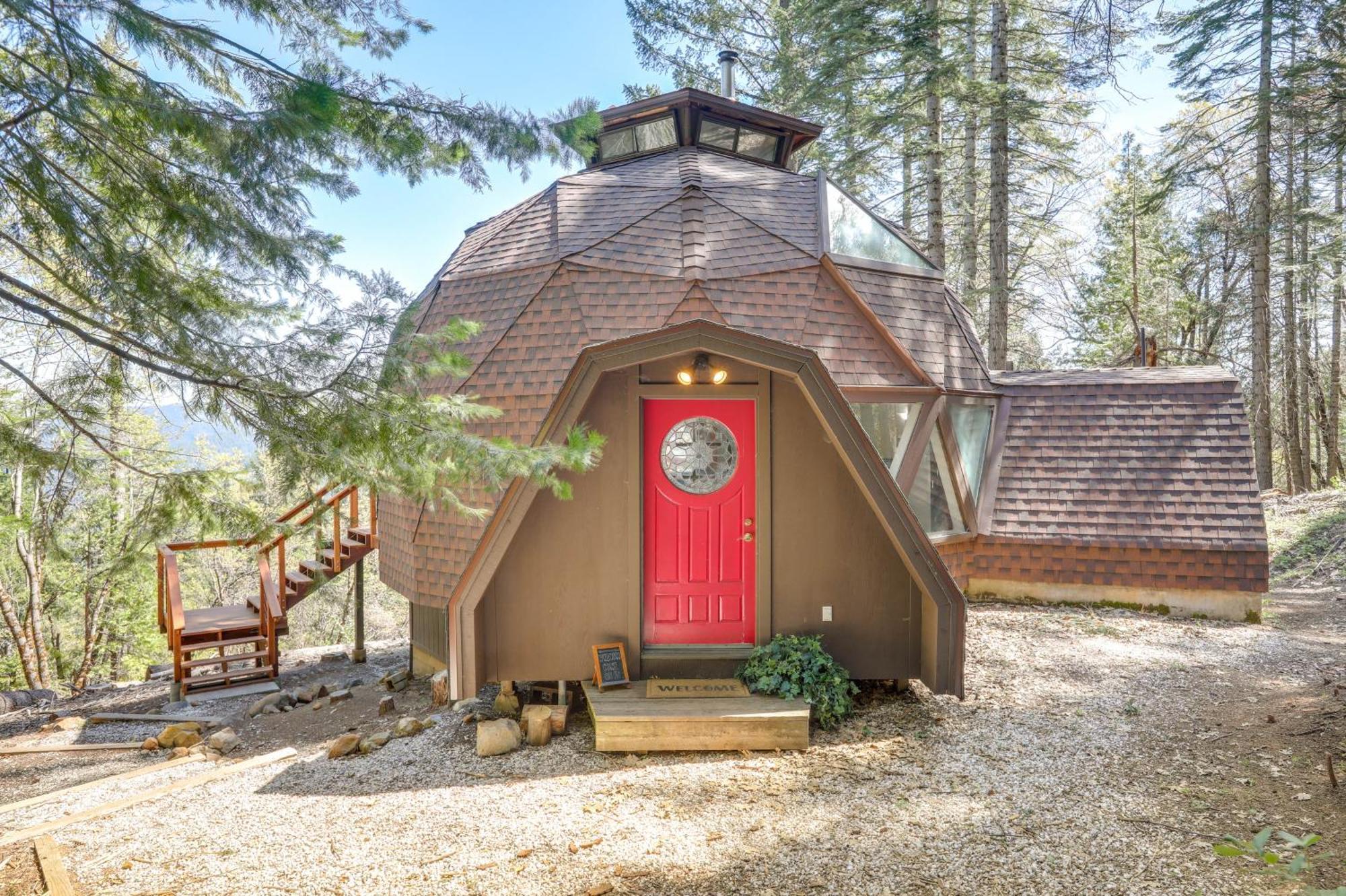 Off-Grid Nevada City Geodesic Dome House With Views! Exterior foto
