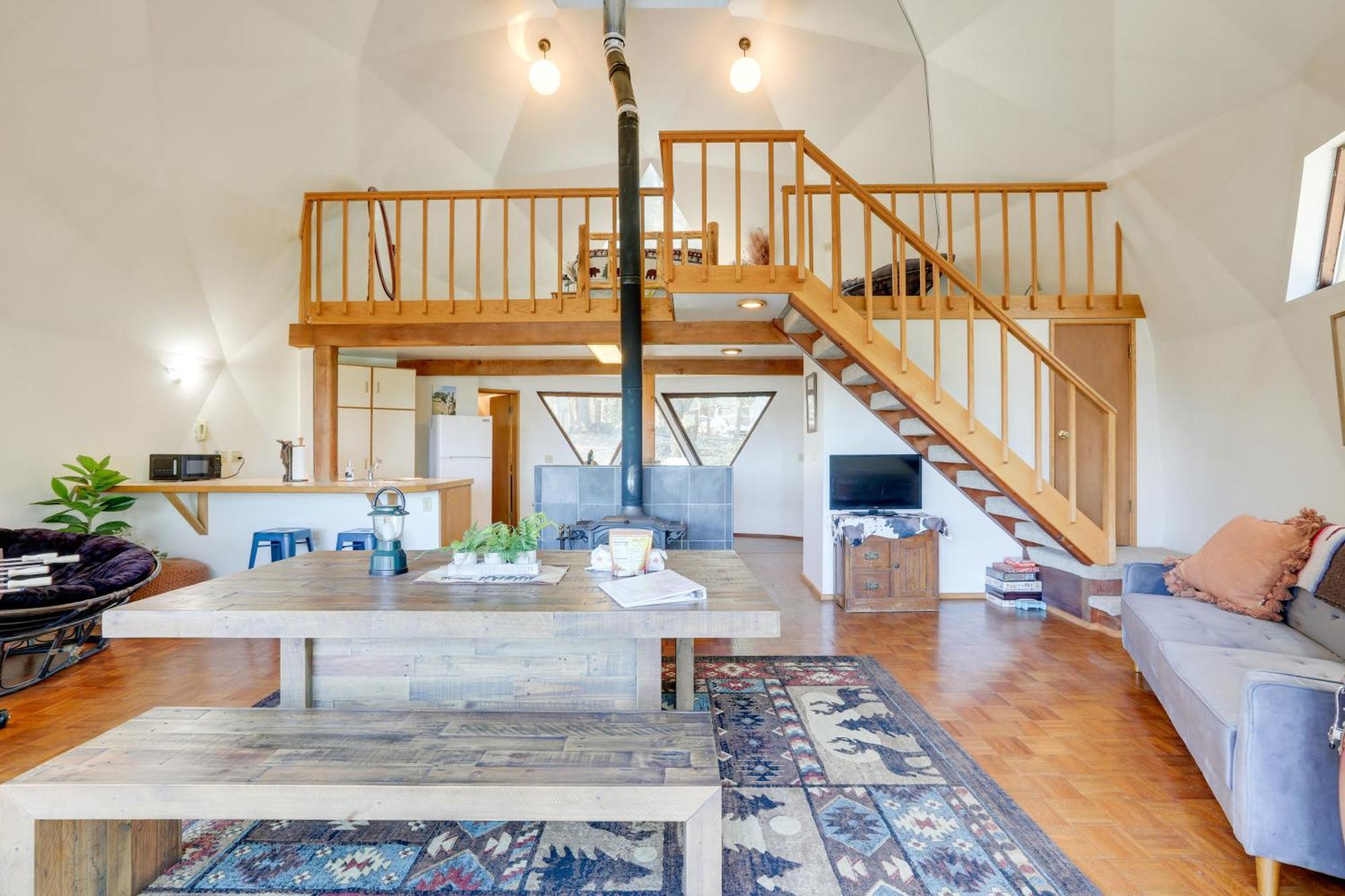 Off-Grid Nevada City Geodesic Dome House With Views! Exterior foto