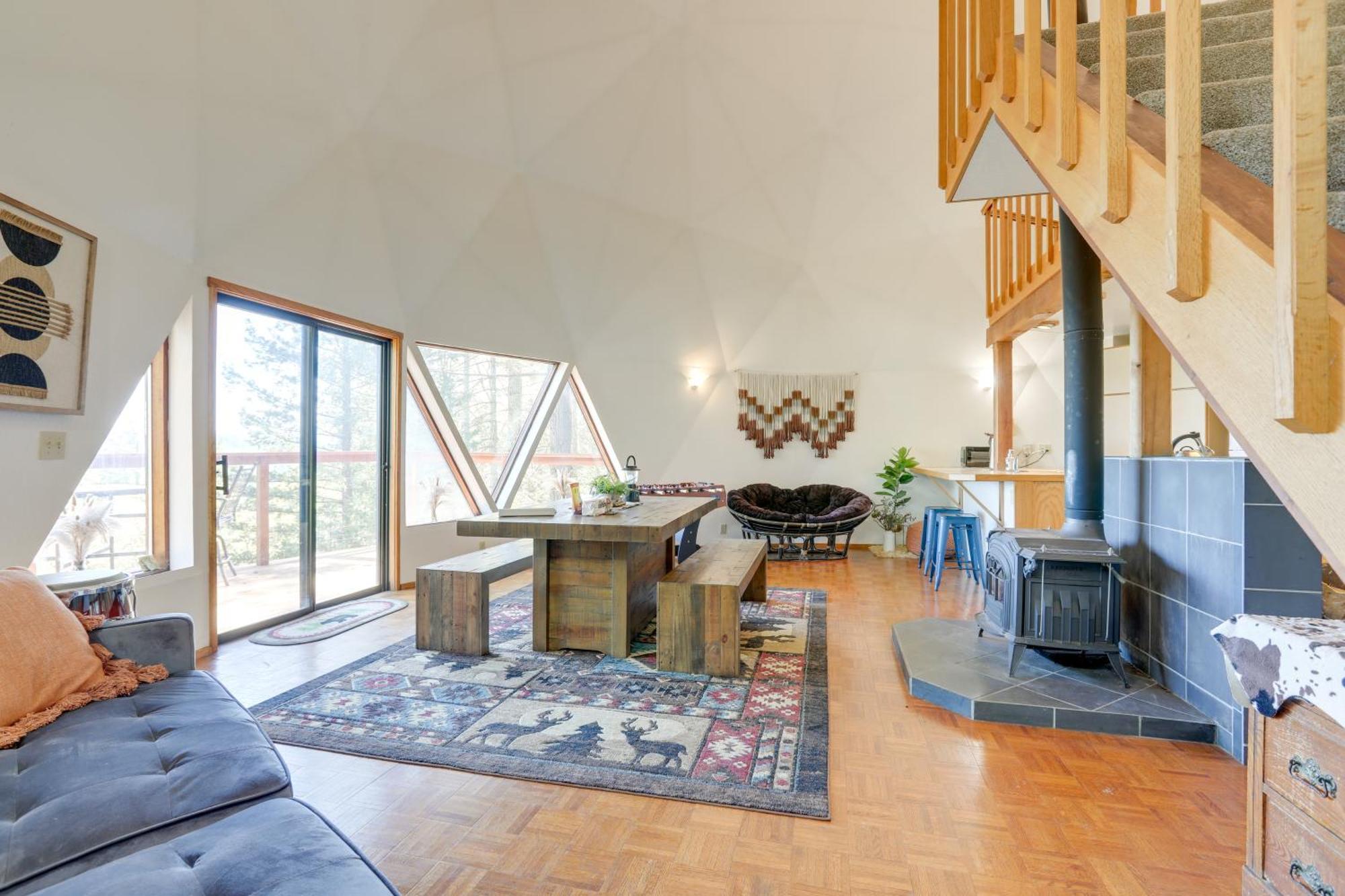 Off-Grid Nevada City Geodesic Dome House With Views! Exterior foto